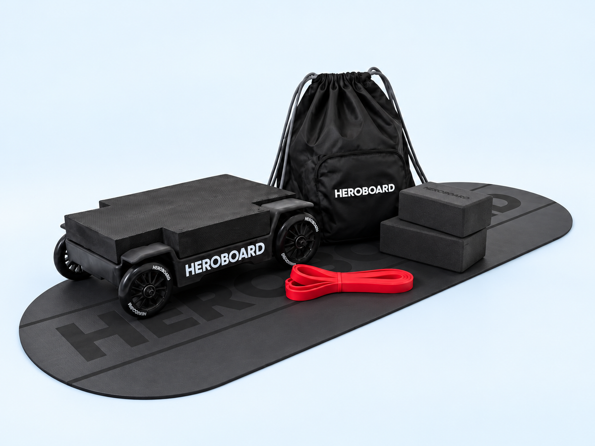 Premium Package: board, mat, blocks, band and bag