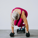 woman doing a side tuck with heroboard